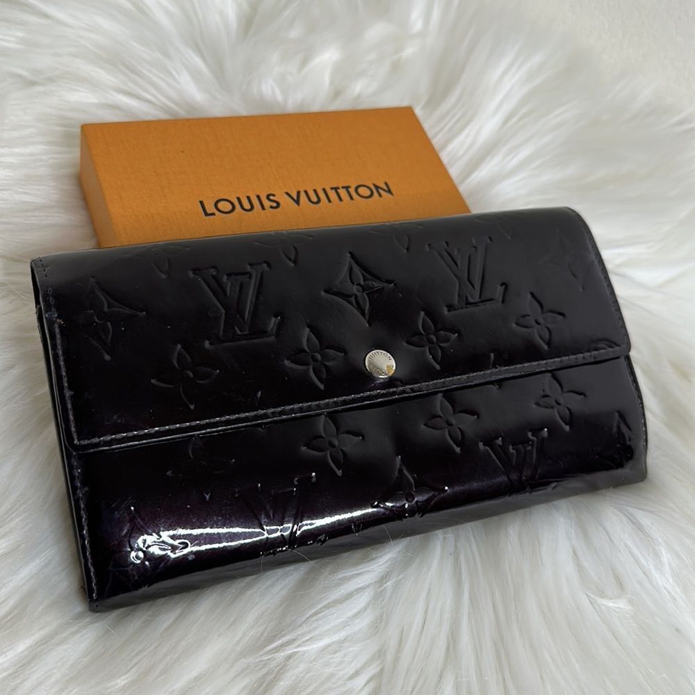 💯Authentic Louis Vuitton Vernis  Bifold Wallet🍀 - Picture 11 of 14